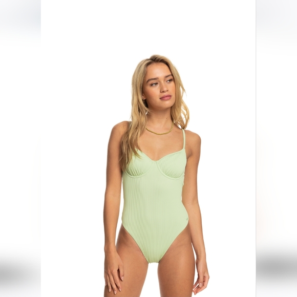 New Roxy Love The Muse One-Piece Swimsuit - Picture 1 of 6